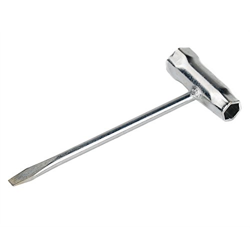 HIFROM Bar Wrench 13x19MM 13-by-19 mm Screw Driver and Wrench Chain Saw Scrench
