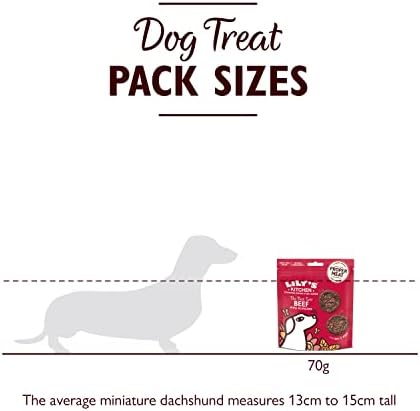 Lily's Kitchen The Best Ever Beef Mini Burgers - Natural Dog Treats (8 x 70g)