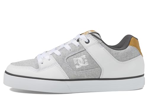 Image of DC Mens Pure Low Top Lace Up Casual Skate Shoe SneakerSkate Shoe