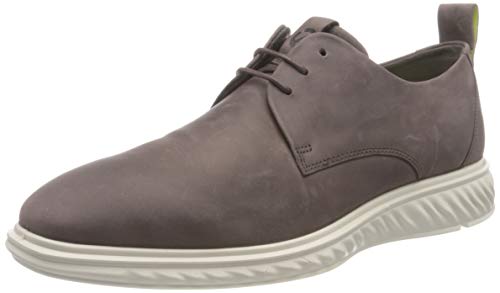 ECCO mens St.1 Hybrid Lite Plain Toe Oxofrd, Shale Nubuck, 10-10.5 US