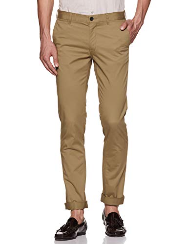 Image of Indian Terrain Men's Slim Casual Trousers