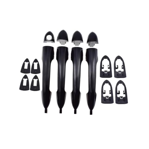 Poignée portière Lancia Ypsilon MK3 rénovation carrosserie extérieure kit 4 pièces