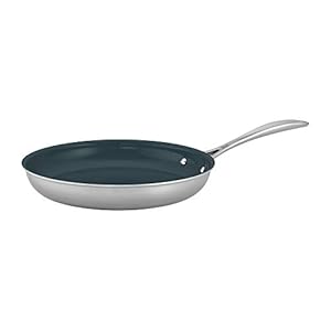 ZWILLING Clad CFX 10-inch Stainless Steel Ceramic Nonstick Fry Pan