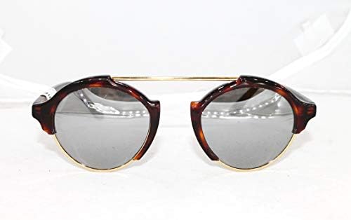 Illesteva MILAN 4 HAVANA/SILVER MIR C.16 Sunglasses Made in Italy
