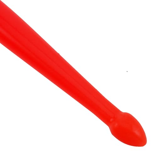 Baquetas plásticas TOYANDONA con mango antideslizante rojo miniatura 3