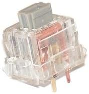 Close-up of a Matias Quiet Click mechanical key switch