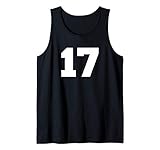 Photo Gallery number 17 sports jersey player #17 fan front print varsity canotta Photo Gallery number 17 sports jersey player #17 fan front print varsity canotta