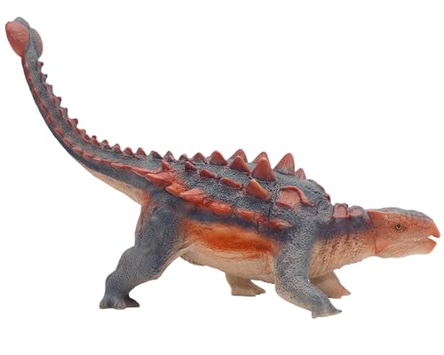Gemini&Genius Ankylosaurus Dinosaur Toy for Kids, Saichania Action Figure for Kids Birthday Cake Topper Party Supplie for Boys and Girls Dino Lovers