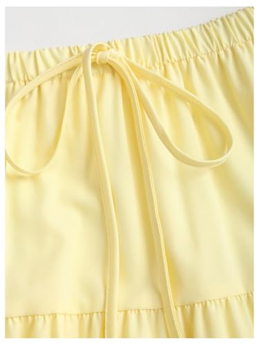 GORGLITTER Women's Boho Skir Flared Ruffle Flowy Long Maxi Skirts Going Out Outfits3