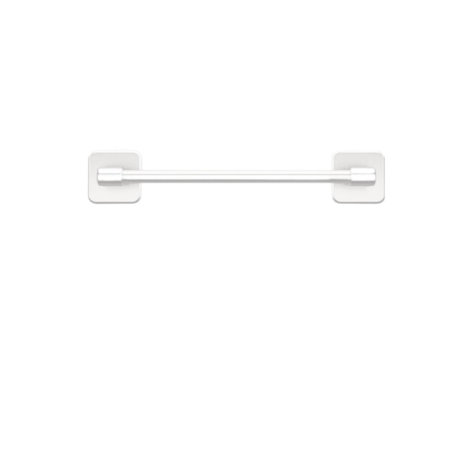 Bathroom towel rail Bathroom Towel Rack Punch Free Black White Grey Bath Self-Adhesive Bar Kitchen Hardware Accessories(White 30 cm)