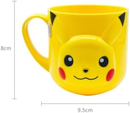 Miniatura 3 de Pikachu Taza 3D, taza de plástico con asa, 9.5 fl oz