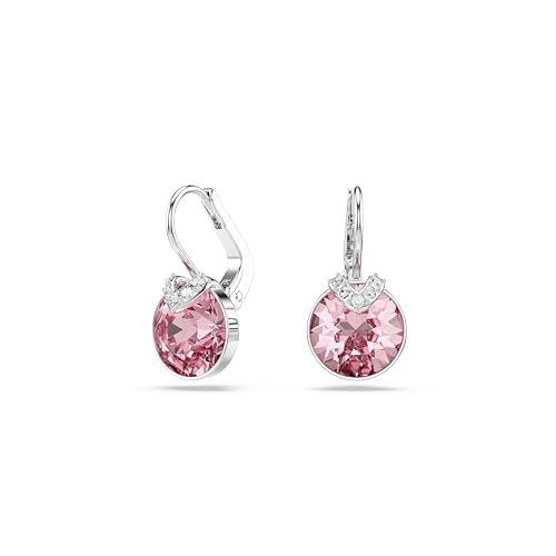 Swarovski pendientes mujer Bella V rosa baño de rodio