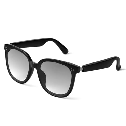 NMVB Smart Audio Glasses, Bluetooth TWS, Interchangeable Lenses, Wireless Calls and Music, Anti-Blue Light for Eye Protection