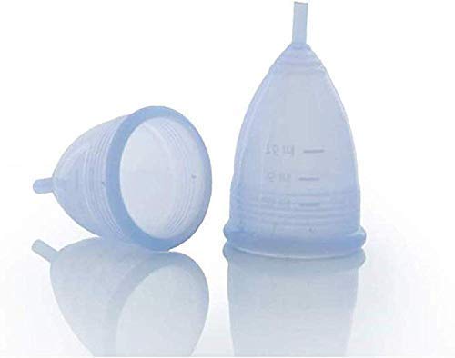 Medrop Reusable Menstrual Cup for Women - Medium Size with Pouch, Ultra Soft, Odour and Rash Free, No Leakage (Medium)