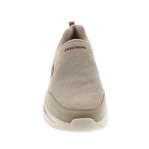 Skechers Men's Slade - Lucan Dual Gore Mesh Slip On,Khaki,7.5 X-Wide