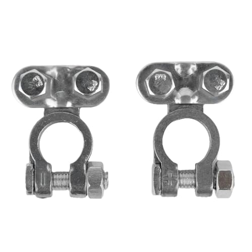 Battery Terminal clamp Connector 2Pcs Car 12V Leisure Battery Terminals Connectors Clamps for Universal Car Caravan Van Motorhome Electrical Equipment