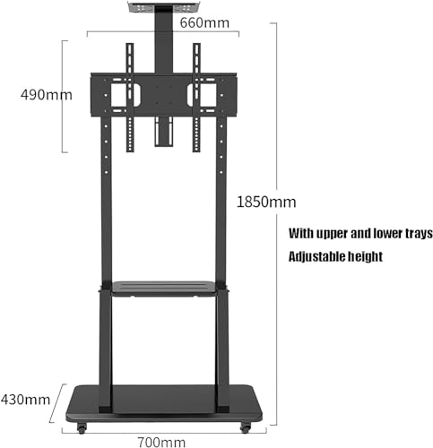 Soporte móvil de piso para TV universal miniatura 2