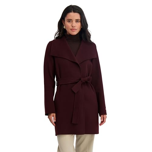 Amazon.com: Tahari Women's Double-Faced Luxury Soft Wool Blend