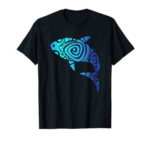 Hawaii Mano Tribal Shark Shirt. Shark Lover Week T-Shirt