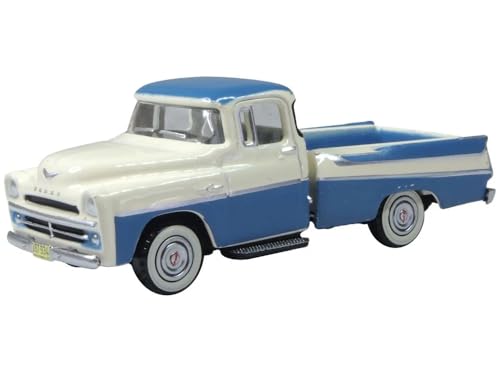 Oxford 1/87 HO Dodge D100 Pickup 1957 Azul/Blanco