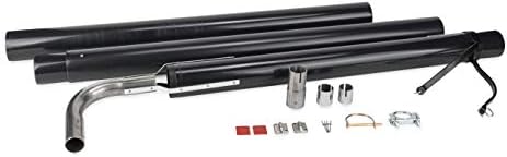 Camco Gen-Turi RV Generator Exhaust Venting System | Directs Generator Exhaust above the Roof Line while Reducing Noise | (44461),Black