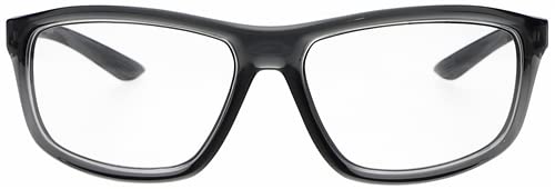 Nike Adrenaline - Gafas de plomo envolventes con radiación, marco rectangular de plástico, tamaño de cabeza de marco ML