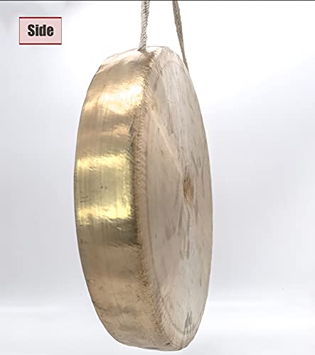Handgemaakte grote gong - 40cm / 15.75in, Chinese gongs, traditionele percussie-muziekinstrument met hamer, cadeau voor… - Image 4
