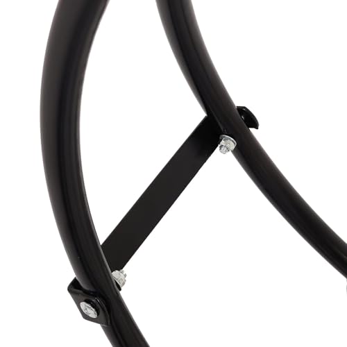 Support en acier revêtu pour extérieur rangement bûches de cheminée 101cm