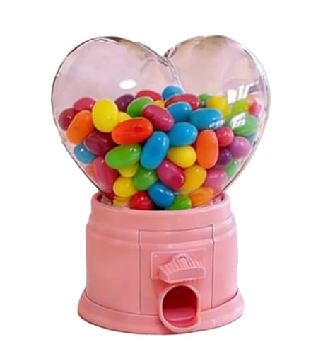 Distributeur de bonbons en forme de cœur 2026 Mini distributeur de bonbons en forme cœur, Saint-Valentin, petite machine à gommes for cadeaux fête, for enseignants et friandises d'échange for la