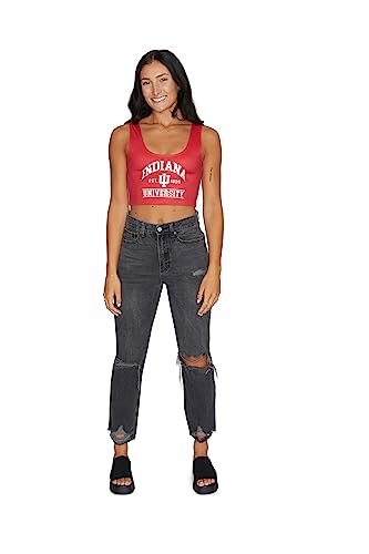 Image of Lojobands Women's College Gameday Outfit Tank Top Tailgate Crop Top One Size Fits Most