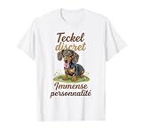 Dachshund Divertido y Orgulloso – Perro con un Temperamento único Camiseta