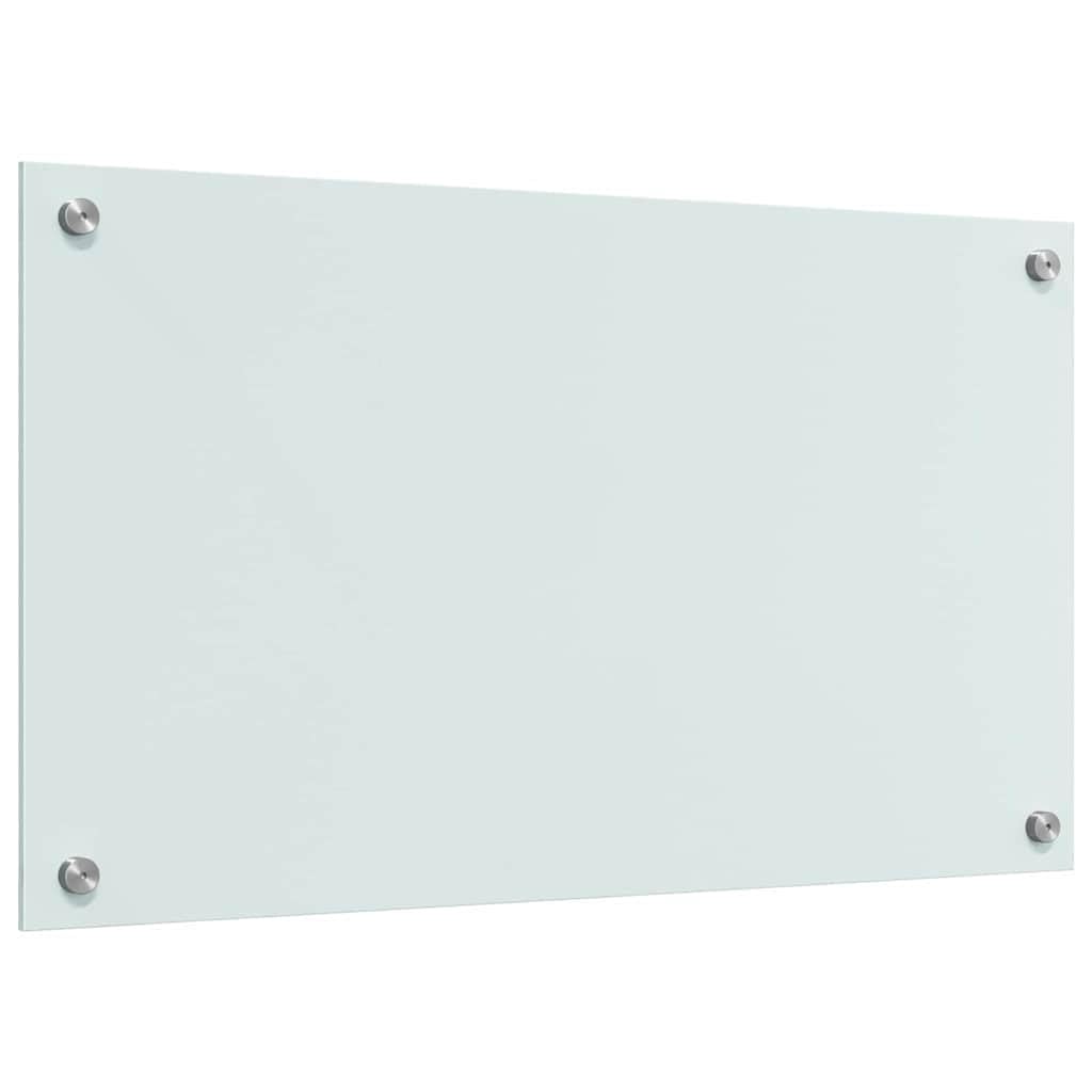 Solivagant Küchenrückwand 2 pcs Weiß 70 x 40 cm Gehärtetes Glas, Küche Esszimmer,Küchenhelfer -utensilien, 12.6 kg-3415518