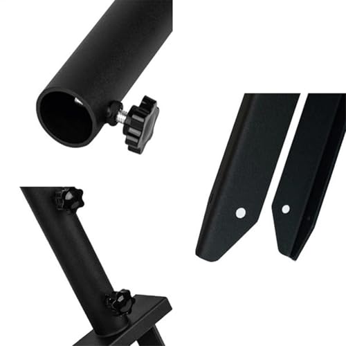 Support mât de drapeau en acier renforcé pour fixation au sol stable