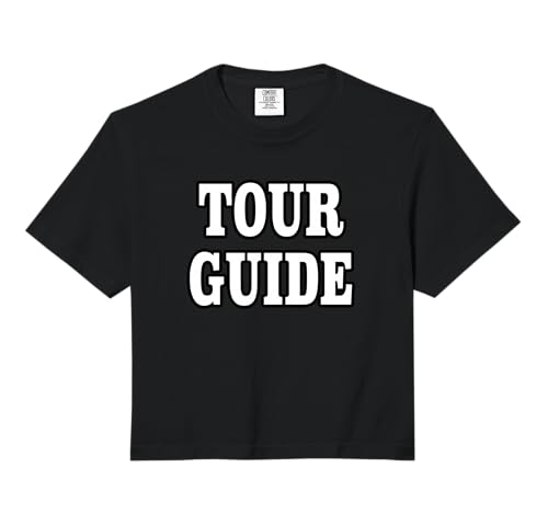 Tour Guide Official Uniform Comfort Colors Crop Top