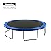 Naysku Trampoline Replacement Safety Pad, Trampoline Edge Spring UV Resistant Edge Protector Safety Mat, Tear-Resistant Round Trampoline Replacement Safety Pad with Fence