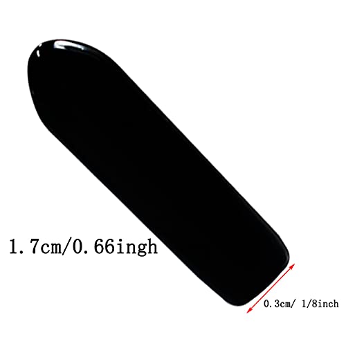 Image of 50pcs Vinyl Flexible End Caps, Rubber End Caps | Black Bolt Screw Thread Protector Safety Cover (1 /8 Inch 3 mm)