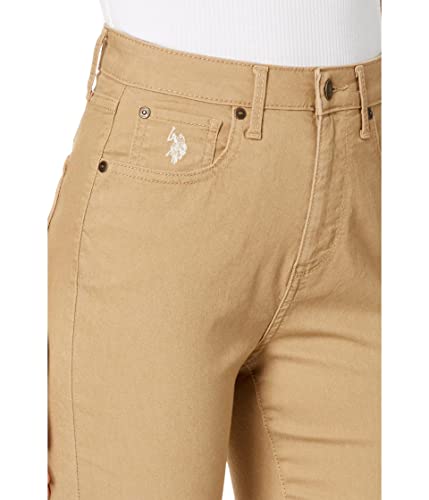 U.S. POLO ASSN. USPA High-Rise Super Skinny Jeans in Khaki Khaki 15 293