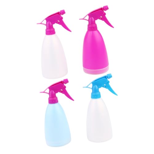 VILLFUL 4 pezzi Bottiglie Spray Plastica Resistente Nebulizzatore Fino Riutilizzabili per Parrucchieri e Uso Domestico Design Ergonomico e Colore Casuale Riutilizzabile Colore Casuale