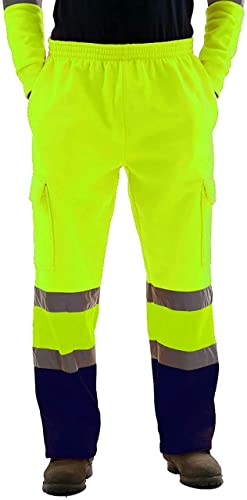 Pantalon de sécurité haute visibilité pour chantiers et travaux extérieurs