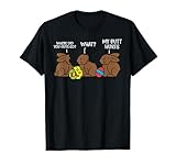 Where Did You Guys Go Chocolate Bunny Funny Easter Kids T-Shirt
