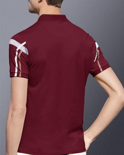 Image of Noble Monk Men's Regular Fit Polo T Shirt |Half Sleeves |Collar Tshirts | Casual T-Shirt for Men