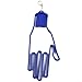 Glove Hanger for Men and Women, ABS Plastic Glove Stretcher and Dryer with Exquisite Hand Shape Design, Portable Glove Organizer for Sports, 3-Pack Includes Red/White/Blue(Deep Blue)