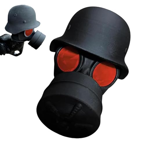 Generisch Gasmaske Helm Anhängerkupplungsabdeckung Auffällig Rot