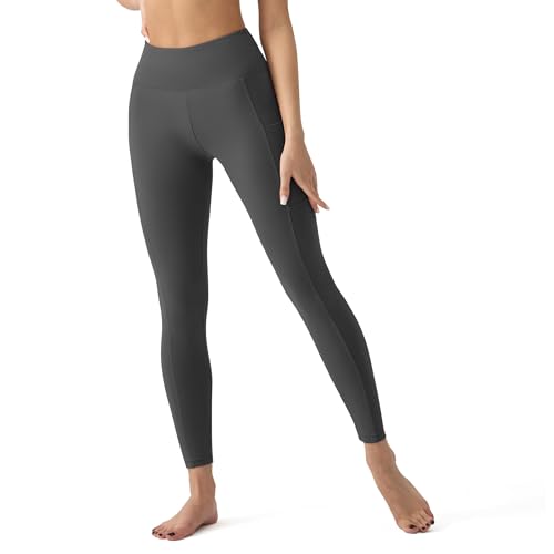 Image of YUDSUD High Waisted Leggings for Women with Pockets - Tummy Control Capris Yoga Pants for Workout Running Athletic Cycling
