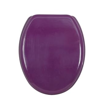 MSV Sedile WC CLÉO Viola in MDF - Cerniere Inox: vedi il prezzo e le caratteristiche Foto di MSV Sedile WC CLÉO Viola in MDF - Cerniere Inox