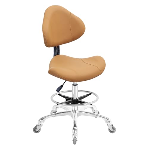 Nazalus Rolling Swivel Drafting Chair Adjustable...