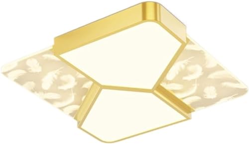 Plafonnier LED design plume YangRy pour éclairage salon chaleureux