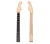Cuello de guitarra con incrustaciones de puntos en el lateral, es conveniente para distinguir el traste correspondiente.