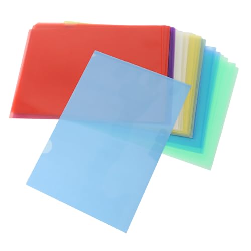Pochette transparente A4 dossiers plastiques couleurs bureau 36pcs