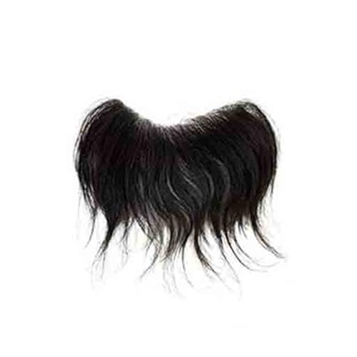 ZTHYSHXA Men's wig Men Forehead Hairline Toupee Human Hair Thin